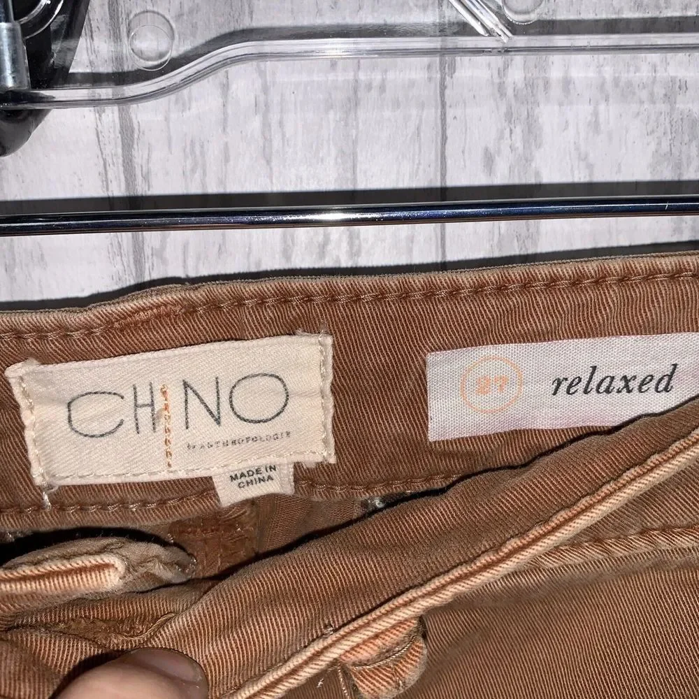 Womens Size 27 Chino Anthropologie Pants EUC